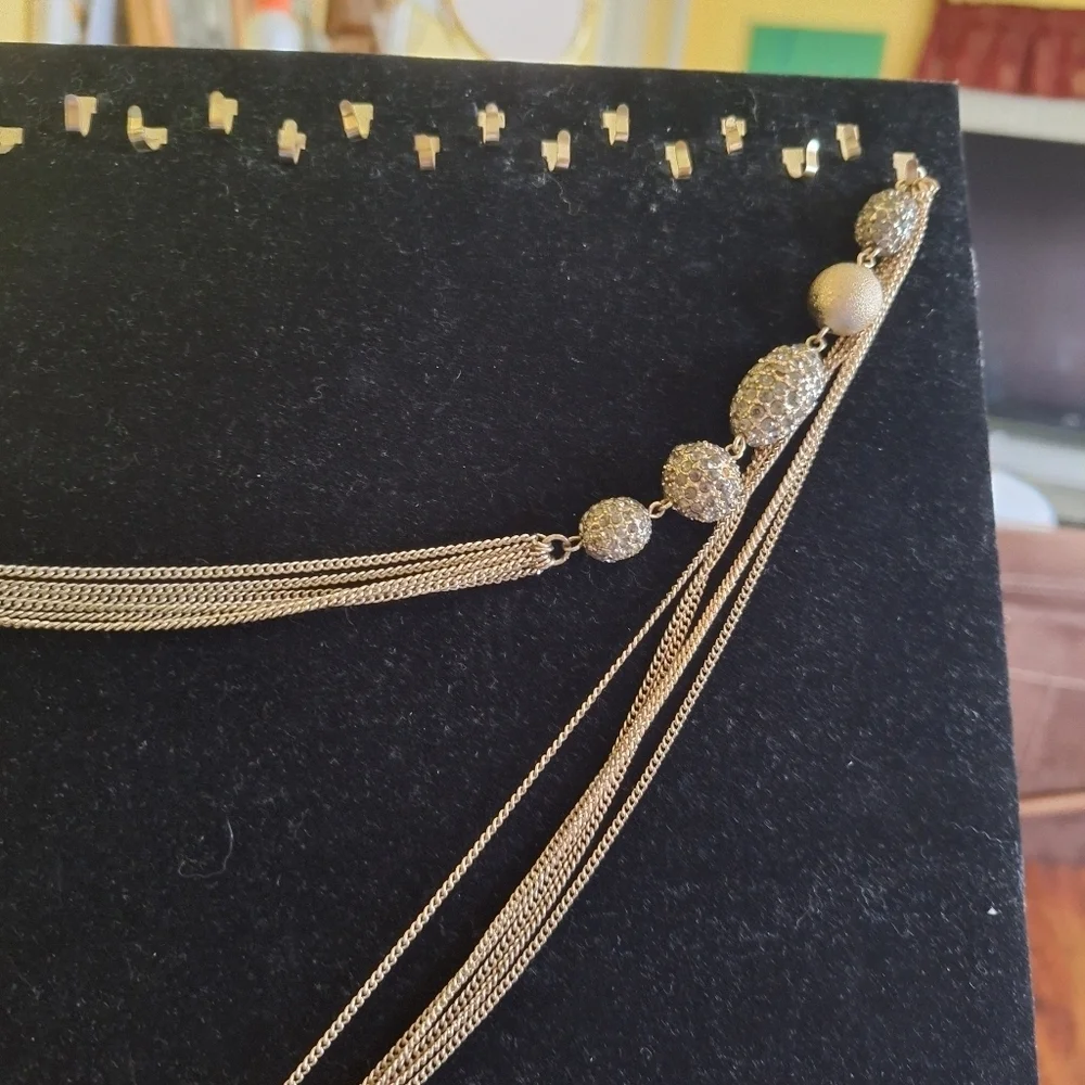 Chico’s Multi Strand Accented Long Necklace